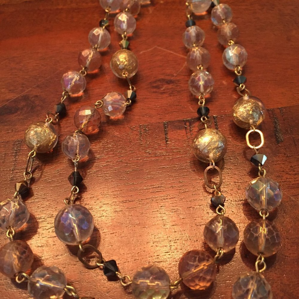Double Wrap Statement Necklace